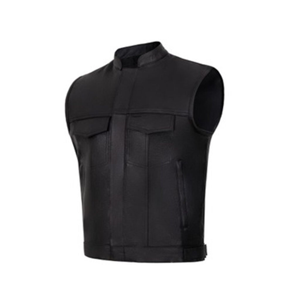 Motorcycle Biker Leather Vest