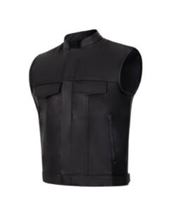 Motorcycle Biker Leather Vest