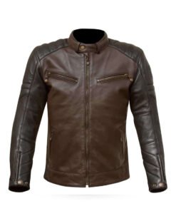 Men’s Brown Motorbike Leather Jacket