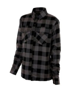 Ladies Grey & Black Flannel Shirt – With Protection Lining