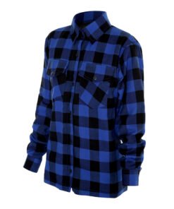 Ladies Black & Blue Flannel Shirt – With Protection Lining