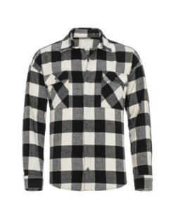 Motor Bike Men Casual Plaid Shirts Modern Fit Long Sleeve Checked