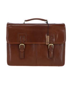 Leather Portfolio, Work Bag with Shoulder Strap