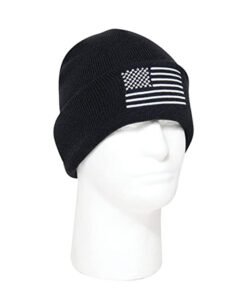 Rothco US Flag Embroidered Fine Knit Watch Cap